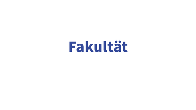 Fakultät