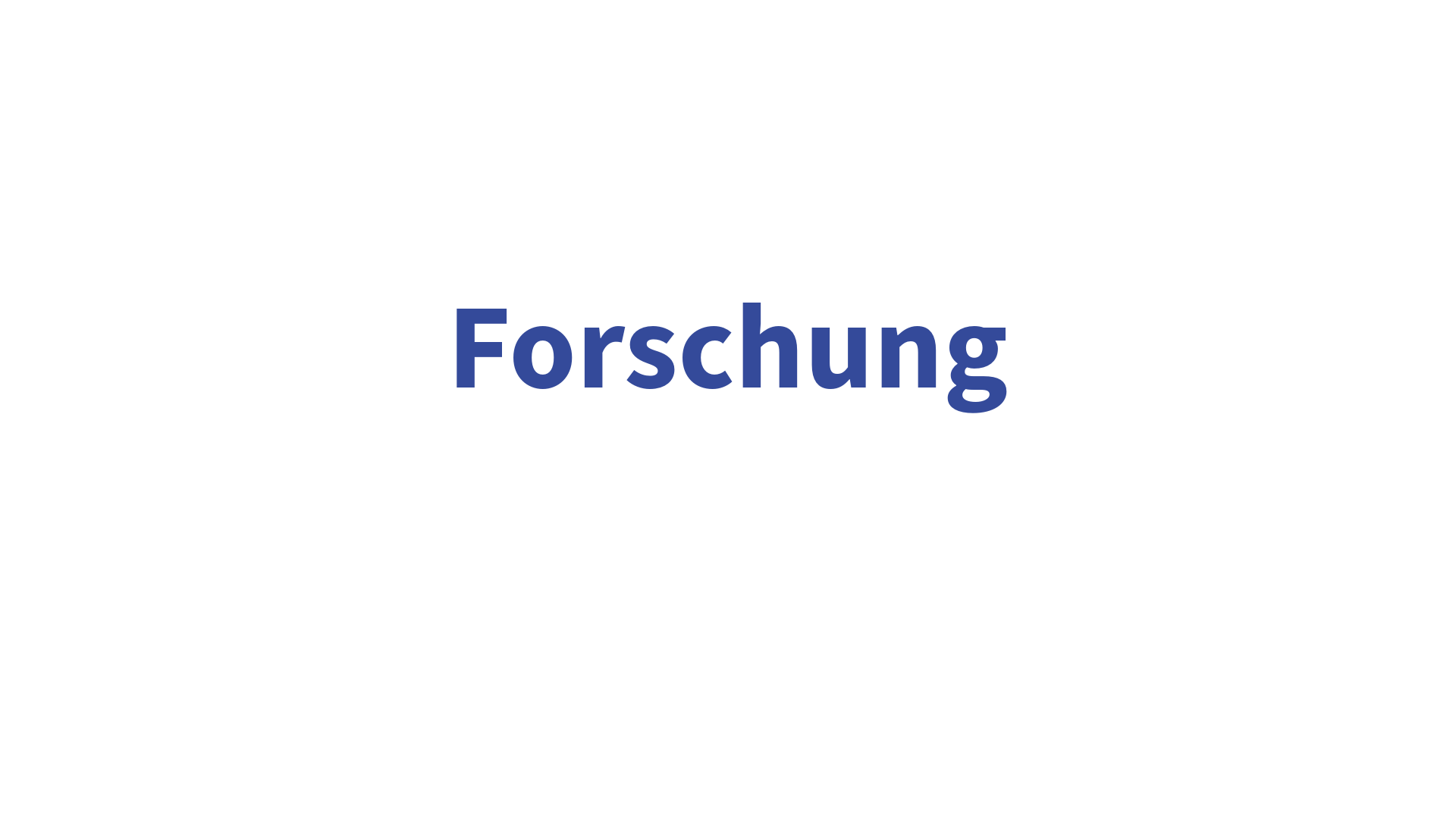 Infos für Forschende